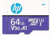 Hp MSDCWAU3 64GB MicroSD Card U3 64 GB MicroSDXC Class 10 100 MB/s Memory Card (With Adapter)