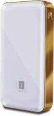 Iball PLM 12100 White 1200 Power Bank (12000mAH With Dual USB Ports, Lithium Polymer)