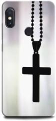 Indicraft Back Cover for Redmi Note 5 Pro, JESUS, CRIST, JESUS SAVES CROSS, GOD, LORD (Hard Case, Pack of: 1)