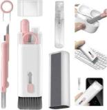 Jsc 7 IN 1 Pink 7 In 1 Gadget Cleaner Kit For Screen Keybord Airpods For Computers, Laptops, Mobiles, Gaming