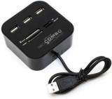 Kaykon 3 USB HUB 2.0 Combo Card Reader