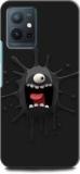 Keycent Back Cover For Vivo T1 5G, V2141 MONSTER, GOST, SKULL, CARTOON, BLACK (Shock Proof, Pack Of: 1)