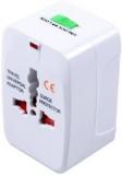 King Shine Universal World Wide Travel Charger Adapter Plug, White Worldwide Adaptor