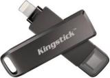 Kingstick IBoost 256GB Metal Pendrive For IPhone, IPad Pro, PC, Macbook, Android Type C 256 GB OTG Drive (Type A To Lightning)