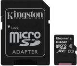 Kingston Canvas Select 64 GB MicroSDXC Class 10 80 Mbps Memory Card (With Adapter)