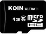 Koin ULTRA Plus 4 GB MicroSDXC Class 10 100 MB/s Memory Card