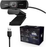 Kreo Owl Web Camera Desktop 1080p Webcam Auto Focus USB Connection Web Camera Laptop Webcam