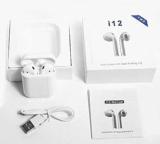 Kuchu I12 Earpods Bluetooth Wireless Earbuds Bluetooth Headset Bluetooth Headset (True Wireless, True Wireless)