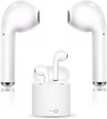 Lanix Wireless i7s Twins Earbud With 1 Connect 2 Function Support Bluetooth Headset with Mic (In the Ear)