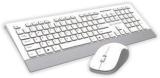 Lapcare Smart Membraned And 1200 DPI Mouse Combo With Auto Sleep Wireless Desktop Keyboard