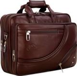 Leatherworld 16 inch Expandable Laptop Messenger Bag