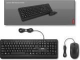 Lenovo KB 160 Wired Keyboard Mouse Combo Wired USB Laptop Keyboard