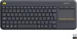 Logitech K400+ With Touchpad, Connected To TV, Customizable Multi Media Keys Wireless Laptop Keyboard