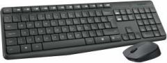 Logitech MK235 Full Sized, 15 FN Keys, 3 Year Battery Life Combo Mouse and Wireless Laptop Keyboard