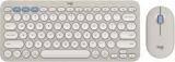 Logitech Pebble 2 Combo Bluetooth Multi device Keyboard (Sand)