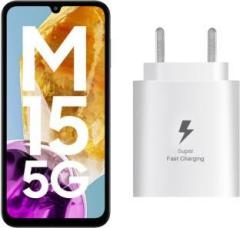 Mak 25 W Adaptive Charging 3.1 A Wall Charger for Mobile (Super Fast Charging Compatible for Galaxy M15 5G & Other Devices)