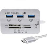 Meshiv 7 In 1 USB 3.0 3.1 | 3 Ports USB Hub Combo Card Reader