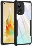 Micvir Back Cover For OPPO Reno8T 5G (Transparent, Camera Bump Protector, Pack Of: 1)