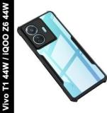 Micvir Back Cover For Vivo T1 44W, IQOO Z6 44W (Transparent, Shock Proof, Pack Of: 1)