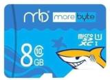 Morebyte Shark Series 8 GB SD Card Class 10 140 MB/s Memory Card