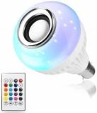 Mrs Simin Bluetooth Music Bulb Remote Controller And 3W Speaker For Party Home D Cor Music Bulb With Remote Bulb 12 W Bluetooth Speaker (Stereo Channel)