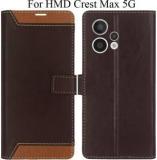 Myshanz Flip Cover For HMD Crest Max 5G (Magnetic Case)