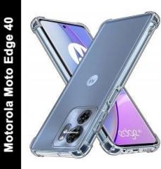 Newselect Back Cover for Moto Edge 40 (Transparent)