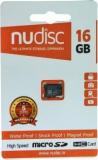 Nudisc 16 GB MicroSDHC Class 10 20 MB/s Memory Card