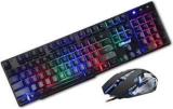 Offbeat RGB Backlit Wired Gaming Keyboard And Gaming Mouse Combo Wired USB Gaming Keyboard