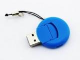 Olectra Folding Round Shaped T Flash Micro SD USB Card Reader Card Reader