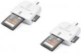 Olectra Pack Of 2 MICRO USB TF/SD OTG SMART Card Reader Card Reader