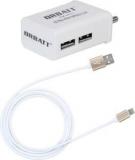 Orbatt 2.5A Fast Charger With Cable For Iphone Mobile Charger (Cable Included)