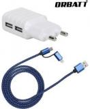 Orbatt CHR2 USB2in1 Blue Mobile Charger