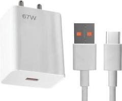 Otricx 67 W Supercharge 6 A Wall Charger for Mobile with Detachable Cable (Cable Included)