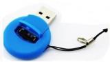 Oxza Folding Round Shaped T Flash Micro SD USB Card Reader