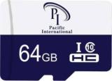 Pacific International Class I 10 HC 64 GB MicroSD Card Class 10 70 MB/s Memory Card