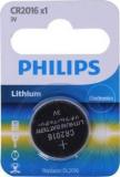 Philips CR2016 Lithium Coin Cell Battery