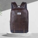 Plexy Fauxy Leather Water Resistant Anti Theft Laptop Backpack 33 L Laptop Backpack