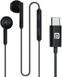 Portronics Conch Theta C Type C Wired Earphone With HD Quality In Line Mic, 14.2mm Driver Wired (In The Ear)