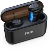 Ptron Tango True Wireless Waterproof Twins V5.0 Bluetooth Headset With Mic (In The Ear)