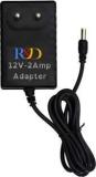 R&d Standard 12V 2AMP Power Supply With 5.5mm DC Plug 12 W Adapter (Power Cord Included)