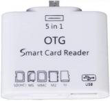 Rapgear OTG Card Reader 5 In 1 Micro USB Adapter . Card Reader (One Year Warranty)