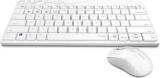 Rapoo 8000MWhite 18765 Wireless, Bluetooth Multi Device Keyboard (K8000M+M160)