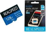 Realspeed PLUS 128 GB MicroSDXC Class 10 130 MB/s Memory Card