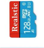 Realstic Memory Card 128 GB MicroSD Card Class 10 130 MB/s Memory Card