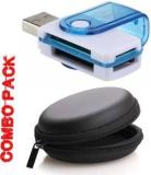 Red Champion All in One Micro SD, SDHC Cards With Case Bag Earphones, Pen Drives, SD Cards Card Reader