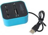 Retrack USB 2.0 Hub Combo All In One With 3 Ports For SD/MMC/M2/MS Multi Card Reader