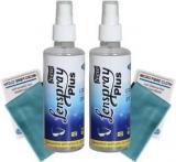 Rinsol Lenspray Plus Pack Of 2 X 200ml With Free 2 Micro Fibre Cleaning Cloths For Mobiles, Computers, Laptops