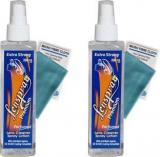 Rinsol Lenspray Premium Pack Of 2 X 200ml With Free 2 Micro Fibre Cleaning Cloths For Computers, Laptops