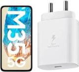 Roarx 25 W HyperCharge 3 A Wall Charger For Mobile (25W Superfast Charging Adapter For Galaxy M35 5g Charger Adapter)